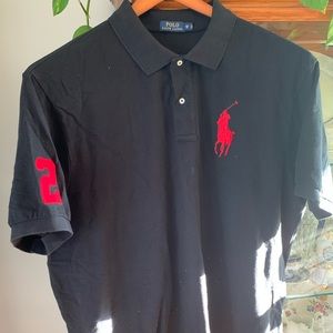 Ralph Lauren Polo black red shirt 3XB